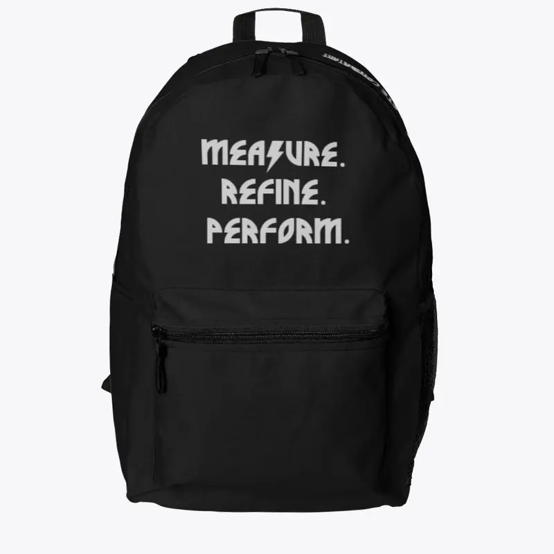 MEASURE. REFINE. PERFORM Backpack